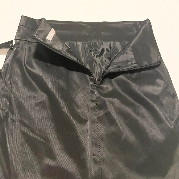 Dynamite High Waisted Shiny Twill Tulip Skirt Womens Size 7 - Picture 10 of 15